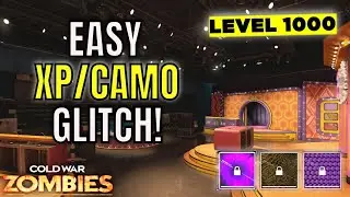 EASY UNLIMITED XP/CAMO GLITCH! Level Up Fast In Cold War Zombies! ONSLAUGHT