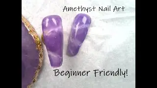 Amethyst Nail Art
