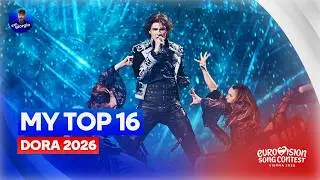 🇭🇷 Dora 2026: Grand Final - My Top 16 [After the Show]