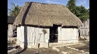 Mexican countryside: driving to a small Mayan Village