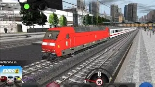Euro Train simulator Drive #12 New game play video