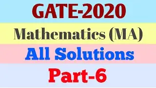 GATE-2020 || MATHEMATICS (MA) || ANSWER KEY ||