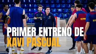 🏀 Primer entreno de Xavi PASCUAL en su retorno al Barça