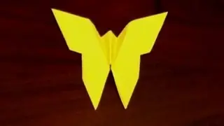 Easy Origami Butterfly Tutorial - How To Make An Origami Butterfly