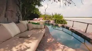 The sand rivers hotel at Selous game reserve