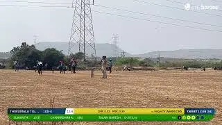 MIGHTY WARRIORS vs THIRUMALA TIGERS | TPL SEASON 6(League Matches) | Live - Tadpatri Gopal Reddy S…
