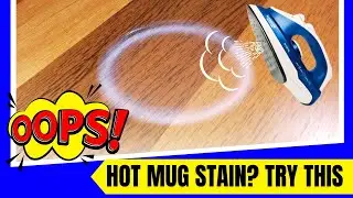 Magic Trick to Erase White Heat Marks on Wood Instantly 😱 (No Damage!)