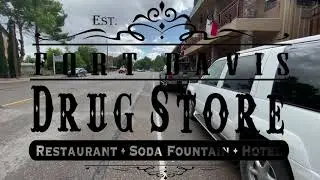 The Fort Davis Drug Store and Hotel in Fort Davis, Texas