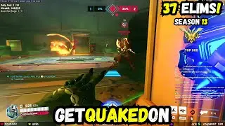 37 ELIMS! GetQuakedOn | TOP 500 DOOMFIST | NEW JUNK CITY | OVERWATCH 2 SEASON 13