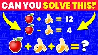 Ultimate Emoji Math Puzzle Challenge!