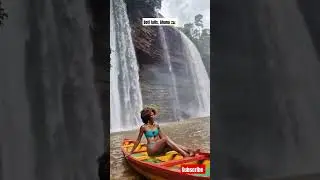 Twin waterfalls in Ghana, Boti falls #botifalls #Ghana #visitghana #yearofreturn #waterfallsinGhana