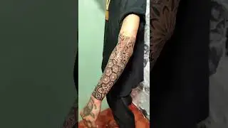 Most attractive HALF HAND GEOMETRIC TATTOO ll #shorts #mandala