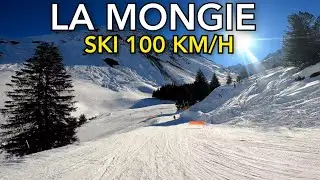 Ski Grand Tourlmalet La Mongie - bar&egrave;ges ( Pyr&eacute;n&eacute;es ) 100 km/h