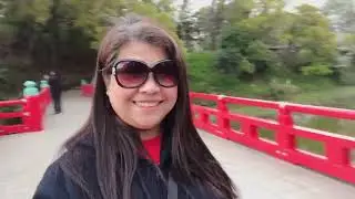 🇯🇵 Red Bridge In Kawazoko  Pond || Tennoji Park Osaka Japan