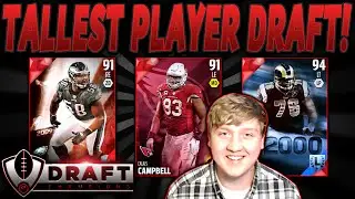 THIS MAN IS GIANT! | TALLEST PLAYER DRAFT! | MADDEN 16 DRAFT CHAMPIONS