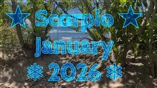 Scorpio January 2026 Tarot Card Reading #tarotreading #tarot