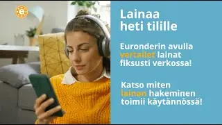 Lainaa heti tilille - Euronder lainavertailupalvelu