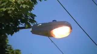 Cleveland street lights burning all day zap light life span and tax dollars