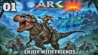 ARK Survival Evolved With Friends || Funny Moments || In Hindi || Episode - 01 ||