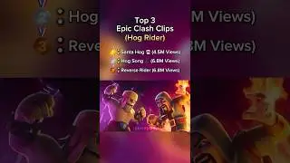 Top 3 Epic Clash Clips (Hog Rider) - Clash Royale