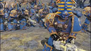 RUBRIC MARINES ATTACK ORKS - SOULREAPER CANNON MADNESS
