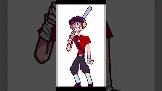 Drawing characters #1: Scout #tf2 #art #speeddrawing #meme #animation