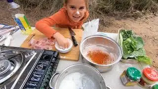 Crispy fried chicken Kalbarri WA GoPro Hero 7
