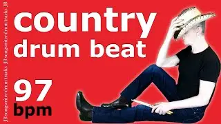 Country Drum Beat 97 BPM 🥁 Drum Backing Track - #11