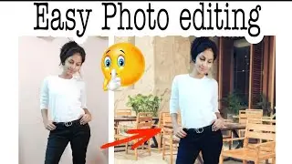 Easy Photo editing/ How to remove background easily /Akshus funky world/ photo editing tutorial