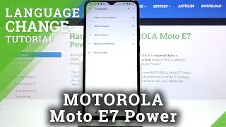 How to Set Date and Time on MOTOROLA Moto E7 Power &ndash; Date and Time Settings