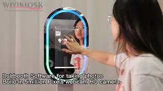 WiViTouch New Design Portable 13.3 Inch Mirror Photo Booth