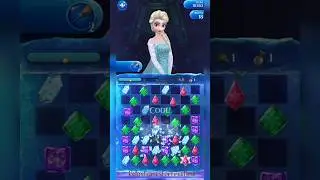 Disney Frozen Free Fall Games - Level 9 gameplay cute match 3 logic puzzle game walkthrough