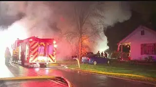 Austintown firefighters battle house fire overnight