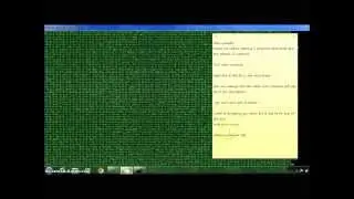 how to make a matrix style program yourself in notepad