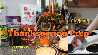 Thanksgiving Prep Day 🦃| Deep Cleaning, Shopping and Getting the House Ready🏚