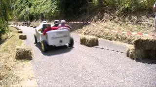 Rasantes Seifenkistenrennen in Oberbergen