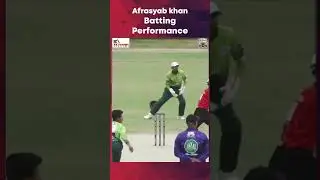 Afrasyab on Fire 🔥 Batting with Pure Class!