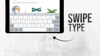 How to Swipe Type on iPad (tutorial)