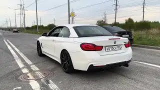 BMW f33 430i exhaust