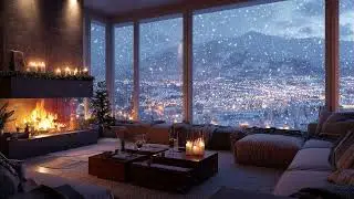Instrumental Christmas Music | Cozy Fireplace Ambience for Deep Relaxation