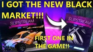 I GOT THE *NEW* PAINTED BLACK MARKET, FIRST ONE ON YOUTUBE!!! | Rocket league