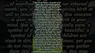 The Incarnation #literature,#aesthetics,#mystic,#consciousness,#spirituality,#elemental,#poetry,#art