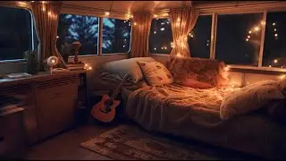 🌲🚐 | Cozy Van parked near forest ,Rain Ambience for Relaxation , Sleep , yoga. #VanLife #RainSounds