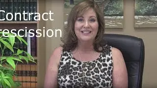 Contract Rescission