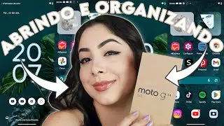 Conhecendo e abrindo o Moto G34 🤍