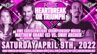 HWE April 9th vs. Sway Archer