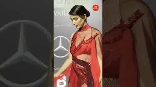 Bollywood Update:  #HinaKhan made her boldest appearance in a red mesh dress. #ytshorts #trending