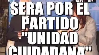 Cristina ser&aacute; precandidata a Senadora