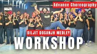 DILJIT DOSANJH MEDLEY WORKSHOP | STAGE ONE STUDIOS | HARDEEP SINGH BHANGRA