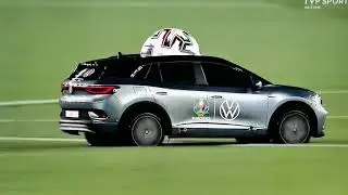 Remote Control Car Deliver Match Ball Before Kick-off | Euro 2020